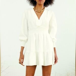 Zara dress xs off white